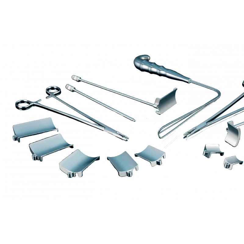 Removable blade retractor kit for minimally invasive surgery